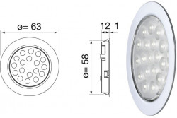 Lámpa Led Sunny 1,3W hidegfehér FEHÉR
K02334 Lámpa Led Sunny 1,3W hidegfehér FEHÉR
K02334